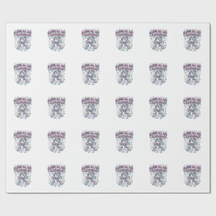 Papel De Regalo Trineo de Unicornio Todo el Día Merch Encantador d