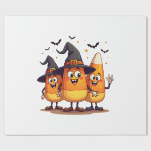Papel De Regalo Trío de Caramelo de Maíz � Personajes Divertidos d
