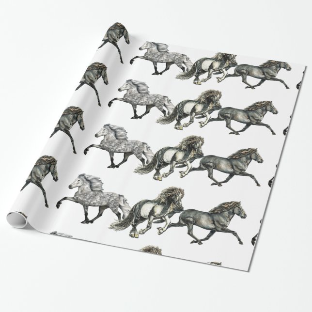 Papel De Regalo Trío de islandeses (Desenrollado)