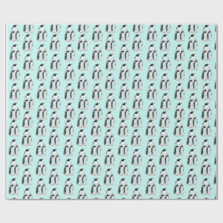 Papel De Regalo Trío de pingüinos