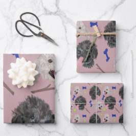 Papel de regalo trio Happy Paws