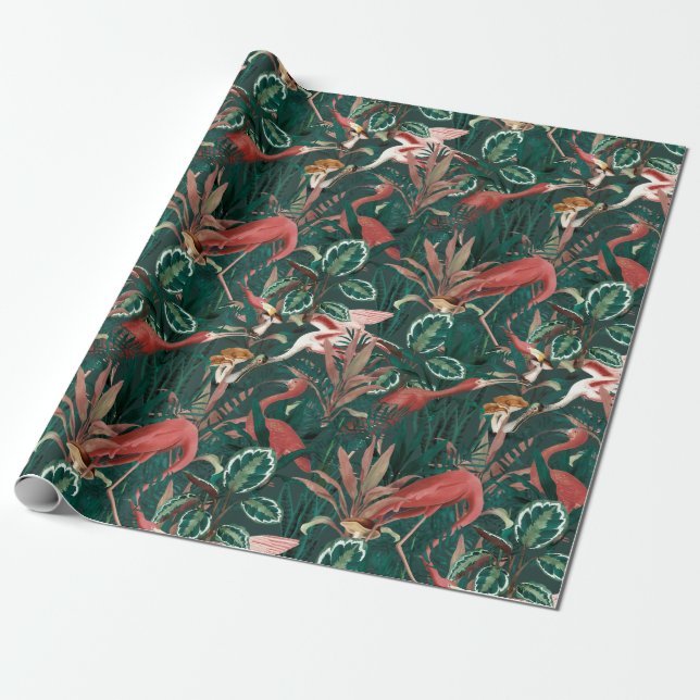 Papel De Regalo Tropical (Desenrollado)