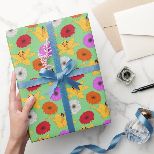 Papel De Regalo Tropical Blossom (Regalar)