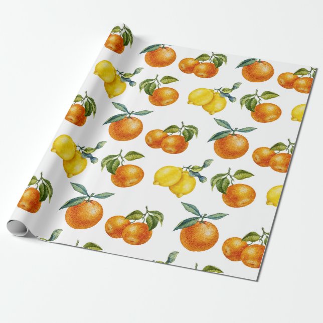 Papel De Regalo Tropical Forest (Desenrollado)