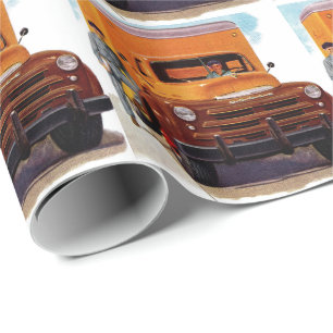 Papel De Regalo truckin de los camioneros del camión'