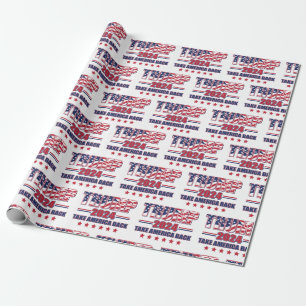 Papel De Regalo Trump 2024 Recuperemos América