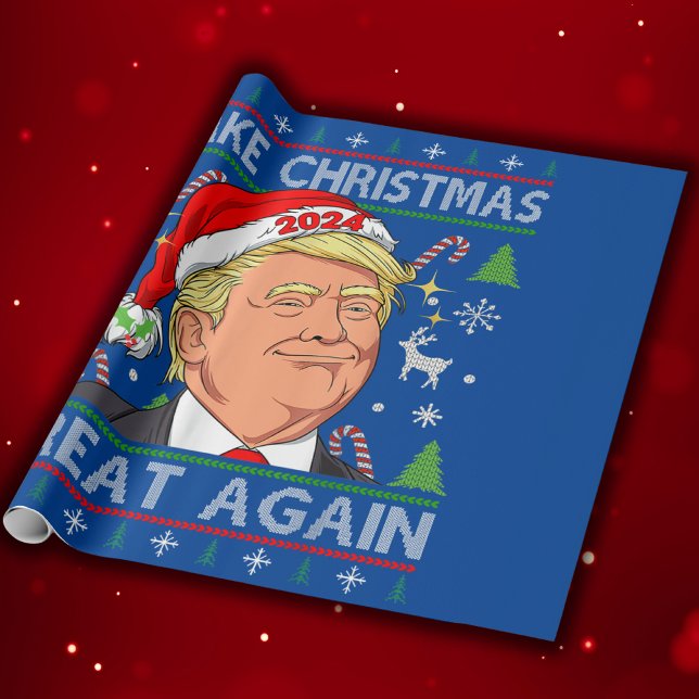 Papel De Regalo Trump 2024 vuelve a ser divertido para los Navidad (Subido por el creador)