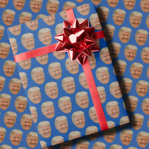 Papel De Regalo Trump Face Gift Wrap