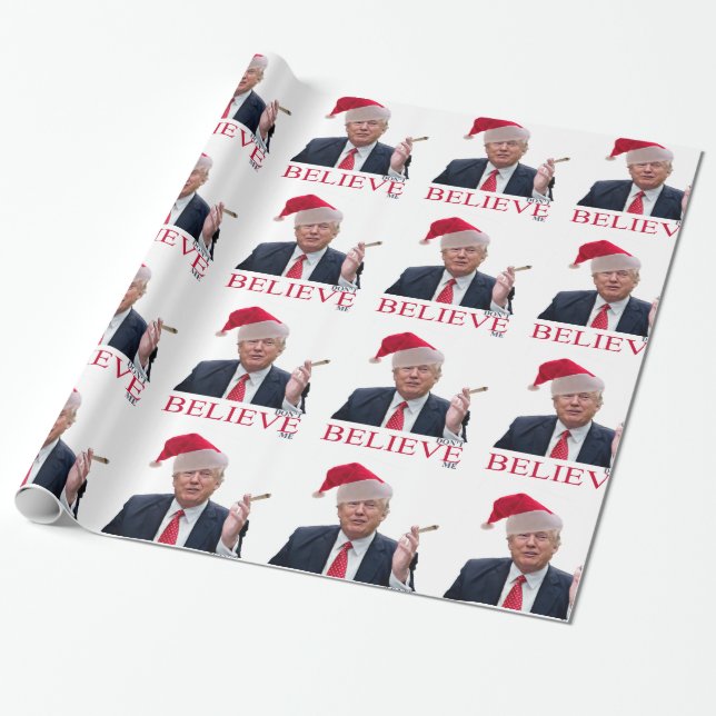 Papel De Regalo Trump, no me crean (Desenrollado)