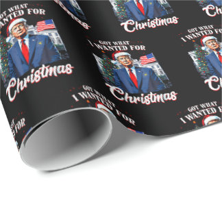 Papel De Regalo Trump Obtuvo Lo Que Quería Para Navidad