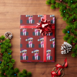 Papel De Regalo Trump resplandece la burbuja de los Navidades