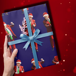 Papel De Regalo Trump Santa Claus | Regalo de los Navidades de dan