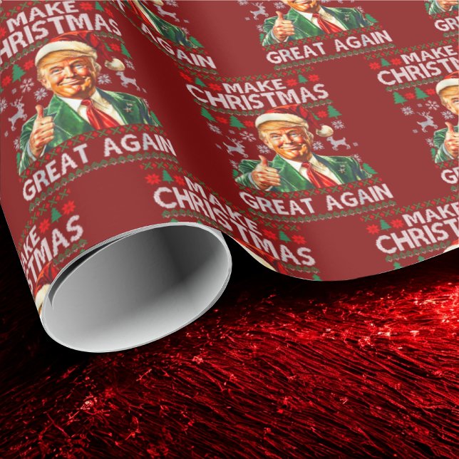 Papel De Regalo Trump Santa Hat | Make Christmas Great Again (Subido por el creador)