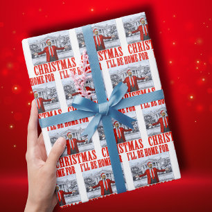 Papel De Regalo Trump Santa Hat   Trump: Estaré en casa para Navid