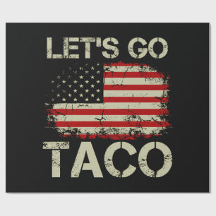 Papel De Regalo Trump Siempre se Rajó Vamos por Taco
