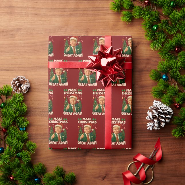 Papel De Regalo Trump vuelve a hacer grandes Navidades (Regalo de vacaciones)