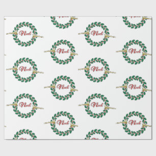 Papel De Regalo Trumpets anunciando a Noel: Feliz guerra de Navida