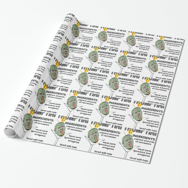 Papel De Regalo Trumptini (Desenrollado)