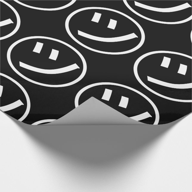 Papel De Regalo ㋡ Tsu Kana Katakana Sonriente Emoji / Emoticon (Esquina)