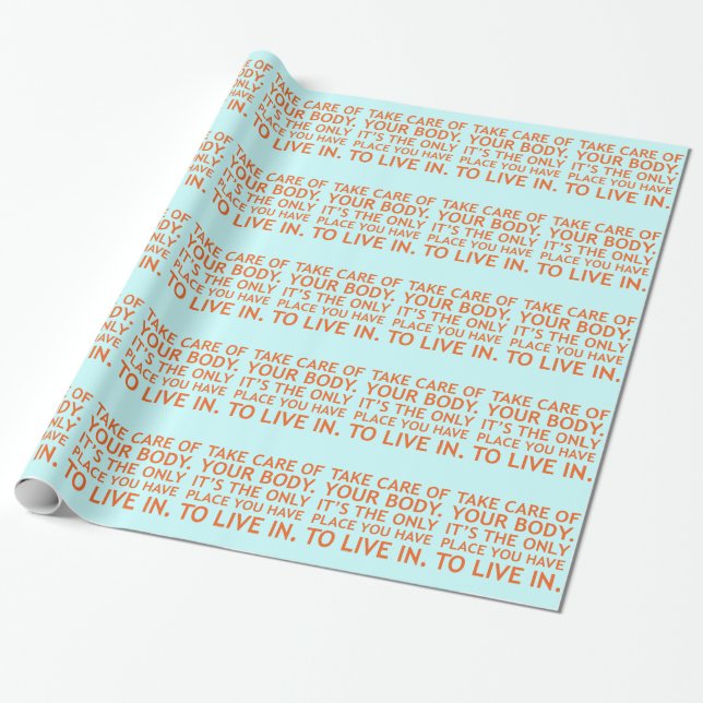 Papel De Regalo Tu arte gráfico corporal (Desenrollado)