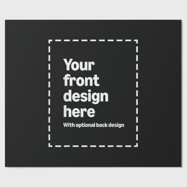 Papel De Regalo Tu Diseño Aquí (Superficie plana)
