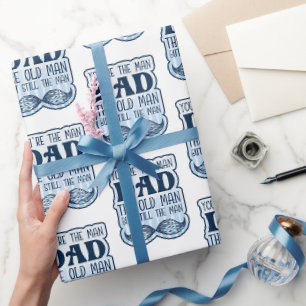 Papel De Regalo Tú eres el hombre papá el anciano pero aún el homb