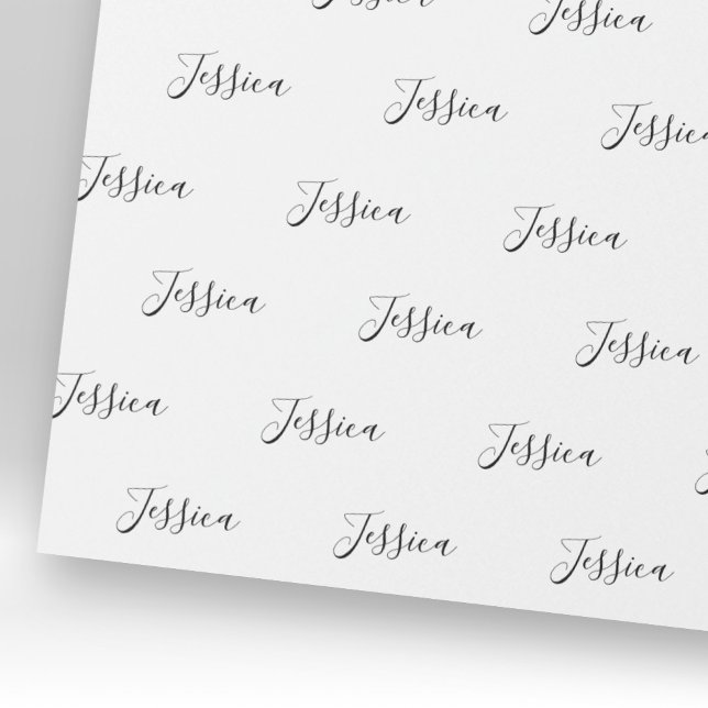 Papel De Regalo Tu nombre | Guión elegante (Subido por el creador)