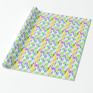 Papel De Regalo Tubos de prueba multicolor luminosos