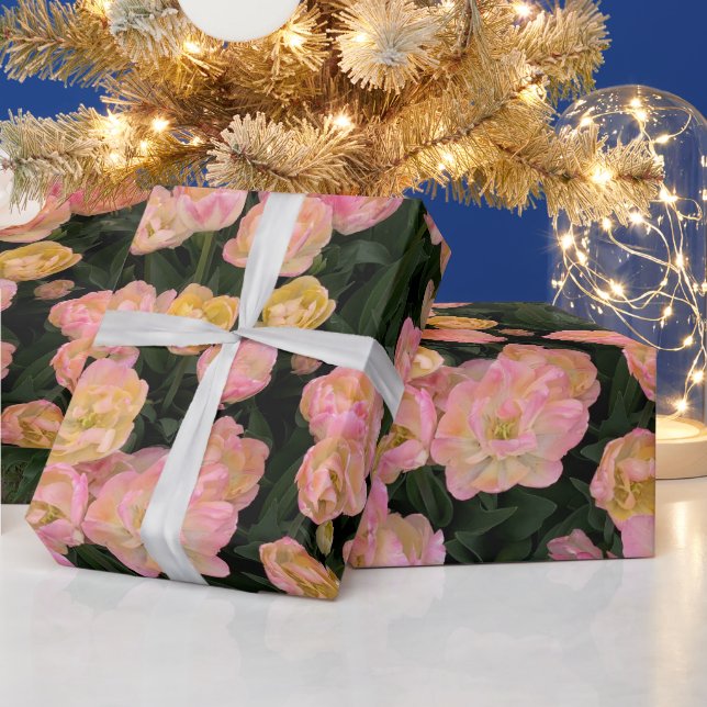 Papel De Regalo Tulipanes rosados (Vacaciones)