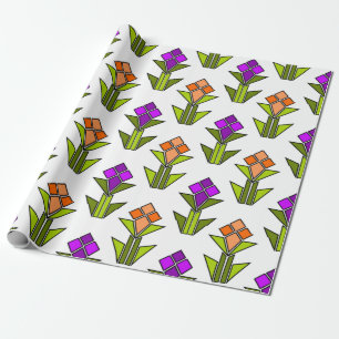 Papel De Regalo Tulipanos