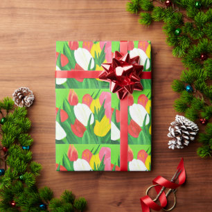 Papel De Regalo Tulipanos2