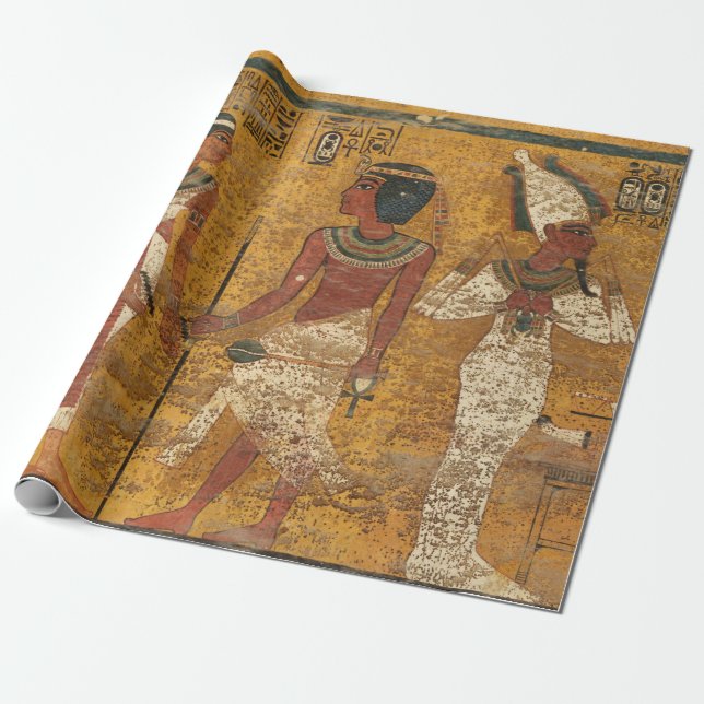 Papel De Regalo Tumba Tutankhamun, muralla norte (Desenrollado)
