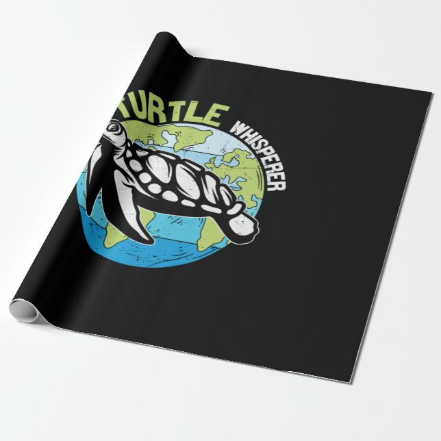 Papel De Regalo Turtle Lover | Turtle Whisperer (Desenrollado)