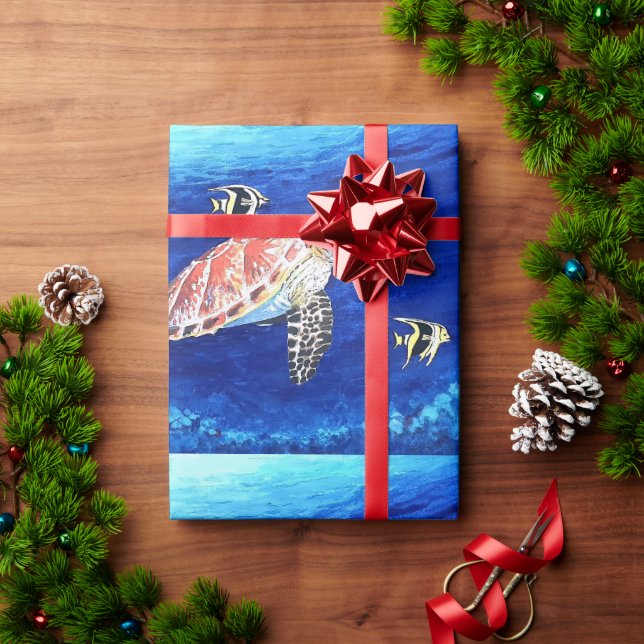 Papel De Regalo Turtley Awesome (Regalo de vacaciones)