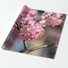 Papel De Regalo Twigs de árbol sakura cruzados