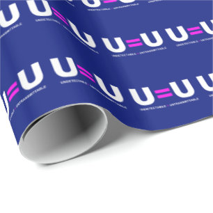 Papel De Regalo U=U VIH Indetectable es igual a intransmisible