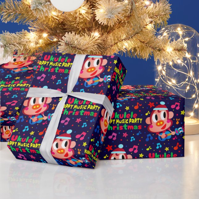 Papel De Regalo Ukulele Ukkiy (Vacaciones)