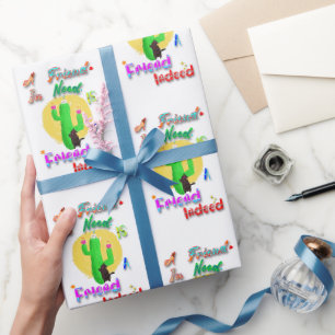 Papel De Regalo Un amigo en necesidad es un amigo de verdad