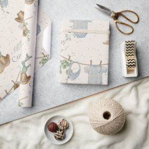 Papel De Regalo Un Baby Shower de un niñito
