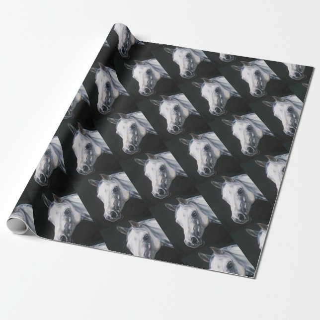 Papel De Regalo Un caballo blanco (Desenrollado)