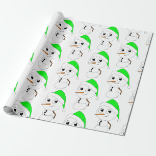 Papel De Regalo un chibi snowman