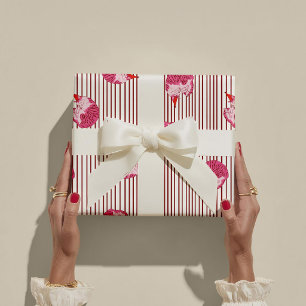 Papel De Regalo Un Cumpleaños de un Gatito Rosa Tonto