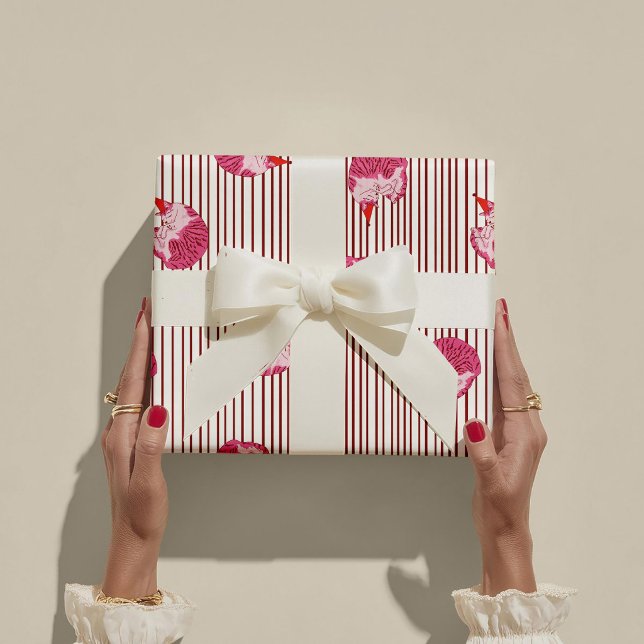 Papel De Regalo Un Cumpleaños de un Gatito Rosa Tonto (Subido por el creador)