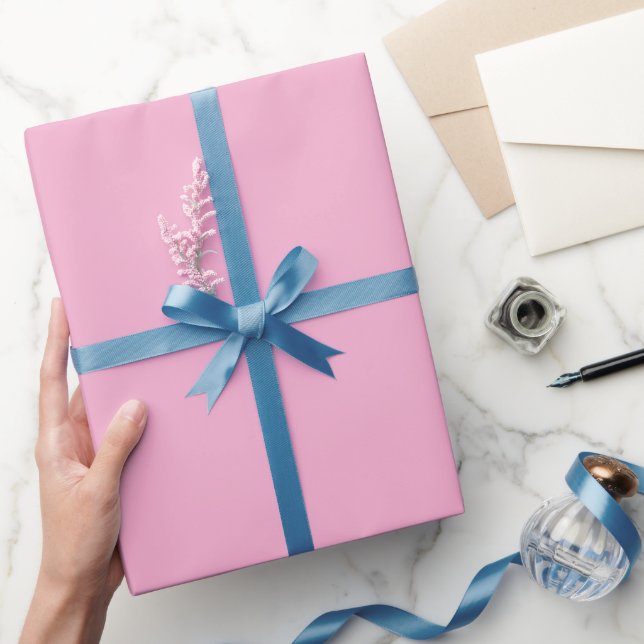 Papel De Regalo Un fondo rosa suave uniforme (Regalar)