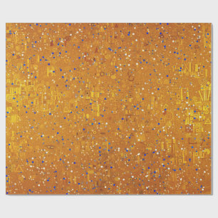 Papel De Regalo Un inspirado en Klimt dorado