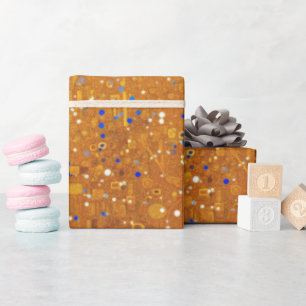 Papel De Regalo Un Klimt dorado Inspirado
