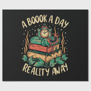 Papel De Regalo Un libro al día mantiene la realidad alejada