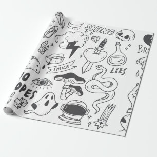 Papel De Regalo Un lindo doodle de graffiti