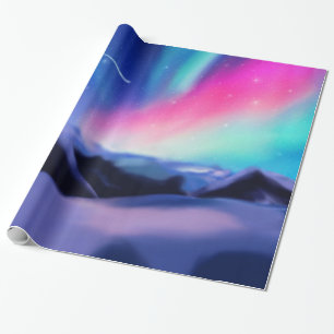 Papel De Regalo Un Millón de Sueños - La Aurora Boreal