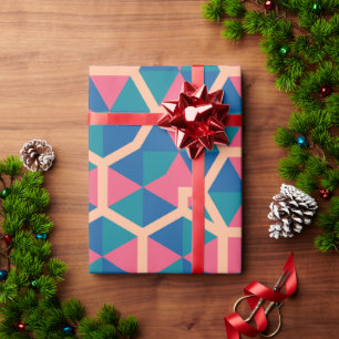 Papel De Regalo Un monograma alegre y sofisticado cumpleaños feliz